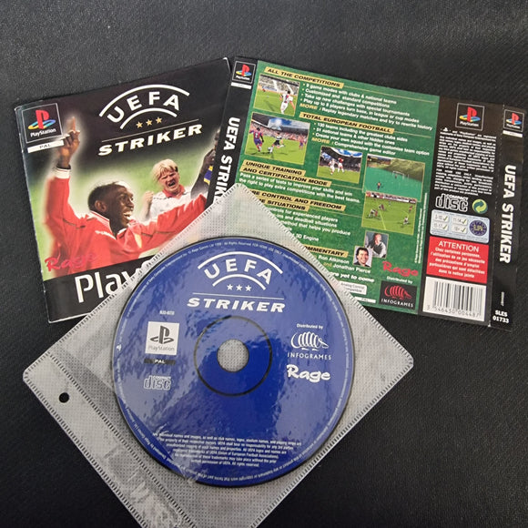 Playstation 1 - UEFA Striker - No Case