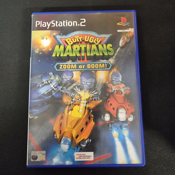 Playstation 2 - Butt-Ugly Martians Zoom or Doom