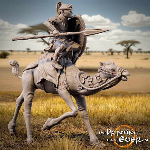 Camel Rider A - The Printing Goes Ever On - Great for use with MESBG, D&D, RPG's....