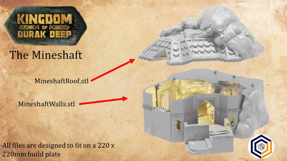 Dwarven Mine Shaft ~ Kingdom of Durak Deep Great for use with MESBG, D&D, RPG's....