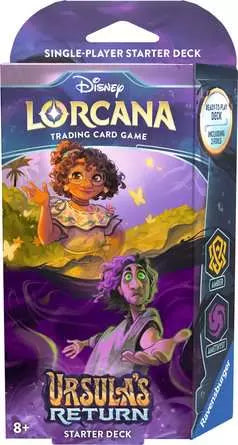 Disney Lorcana TCG Ursula's Return Set 4 - Amber & Amethyst Starter Deck