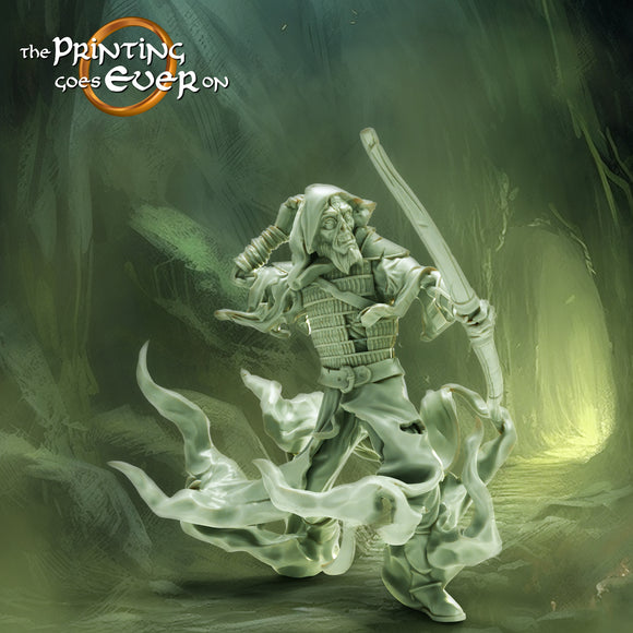 Ghost Archer B - The Printing Goes Ever On - Great for use with MESBG, D&D, RPG's....