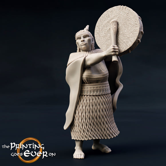 Woodwose Shaman - The Printing Goes Ever On - Great for use with MESBG, D&D, RPG's....