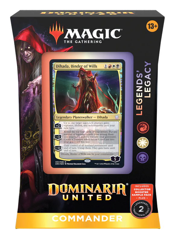 Magic The Gathering - Dominaria United - Legends' Legacy Commander Deck - Pro Tech 