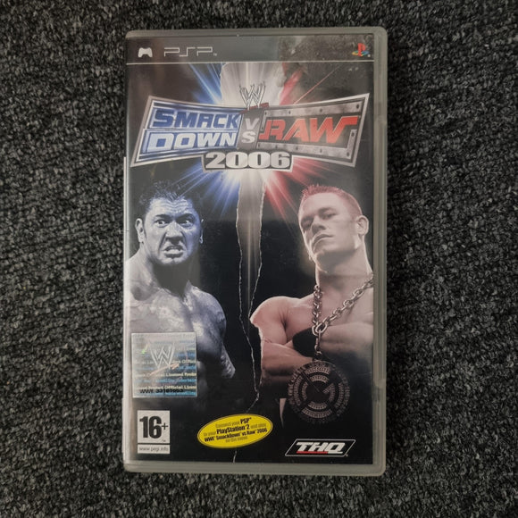 PSP Game - Smack down vs Raw 2006 - Pro Tech 