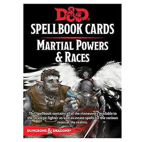 Spellbook Cards: Martial Powers & Races