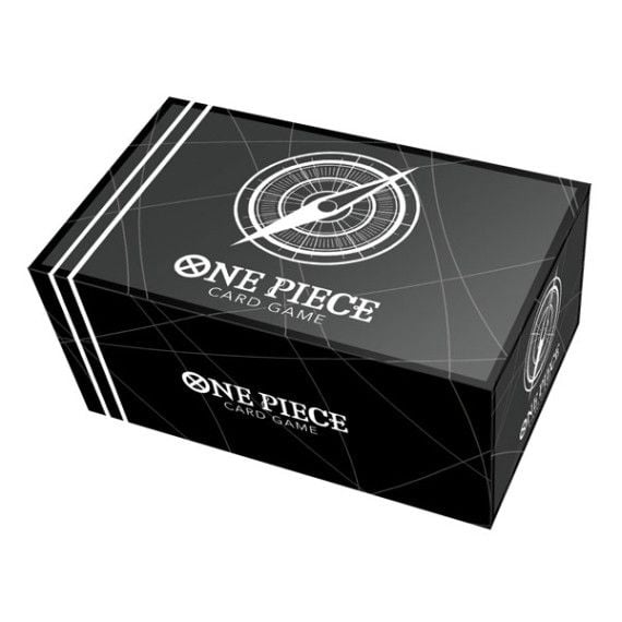 Bandai One Piece Card Game Card Game Official Storage Box - Pure Black