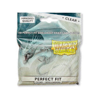Dragon Shield - Perfect Fit Sideloaders Standard Size Sleeves 100pk - Clear