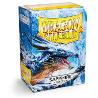 Dragon Shield - Matte Standard Size Sleeves 100pk - Sapphire