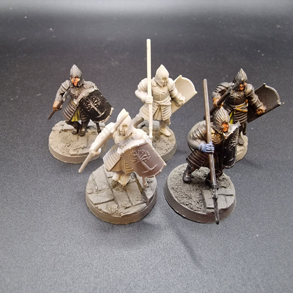 MESBG - Lot of Gondor with scenic bases (Spares / Repairs) #15619
