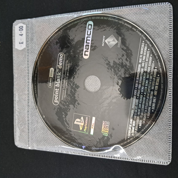 Playstation 1 - Point Blank demo - disc only