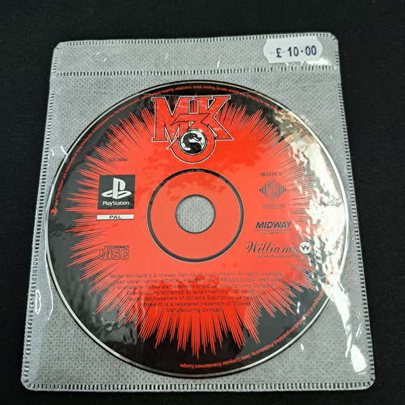 Playstation 1 - MK3 - disc only