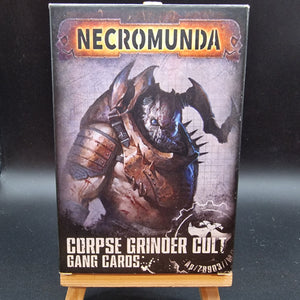 Necromunda - OOP - Corpse Grinder Cult Gang Card Pack