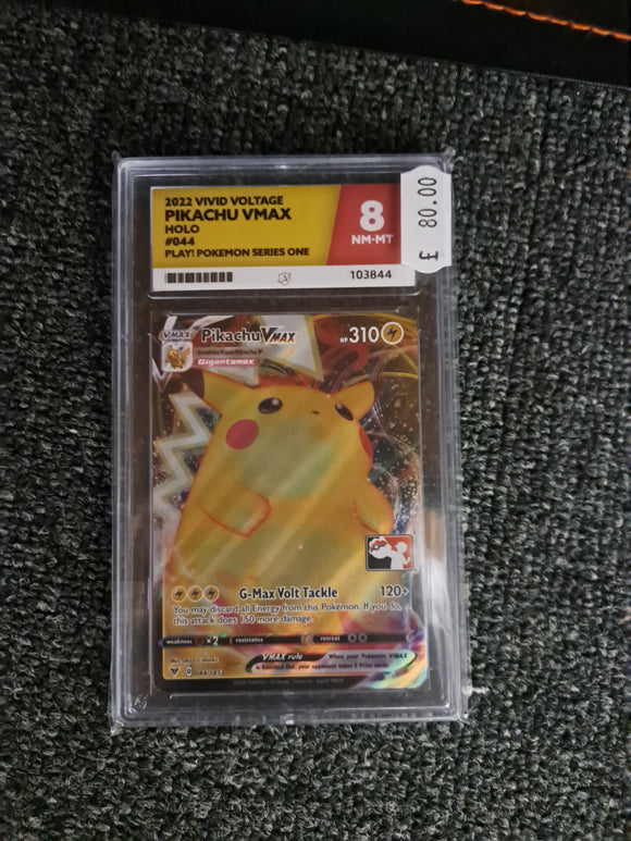 Ace Graded Pokemon:Pikachu Vmax