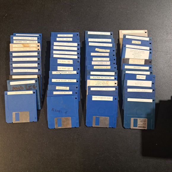 Commodore Amiga 'Blank' Game Disks x50 Lot1 #16818