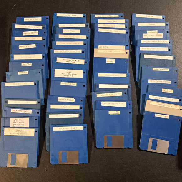 Commodore Amiga 'Blank' Game Disks x50 Lot2 #16819