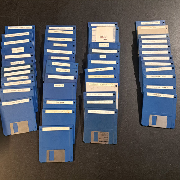 Commodore Amiga 'Blank' Game Disks x50 Lot4 #16821