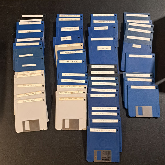 Commodore Amiga 'Blank' Game Disks x50 Lot5 #16822