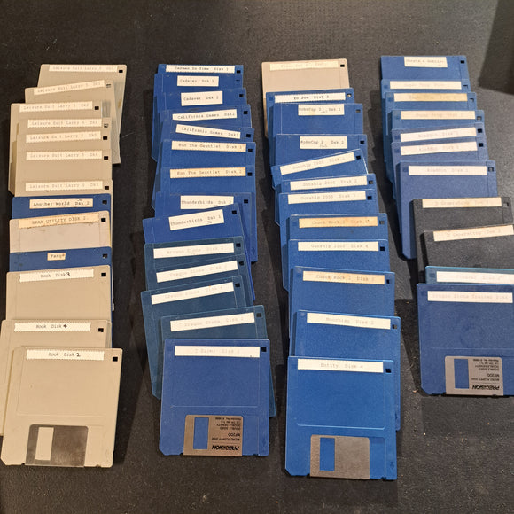 Commodore Amiga 'Blank' Game Disks x50 Lot11 #16828