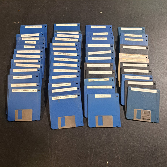 Commodore Amiga 'Blank' Game Disks x50 Lot14 #16831