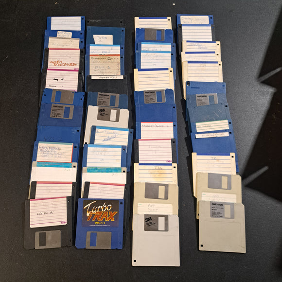 Commodore Amiga 'Blank' Game Disks x50 Lot16 #16833