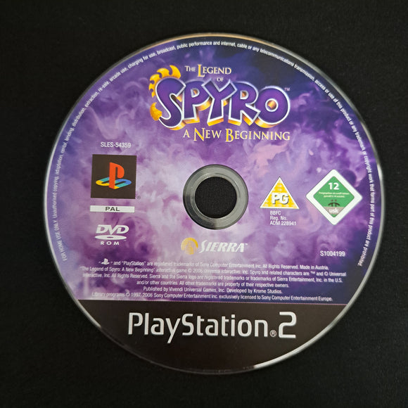 Playstation 1 - The legend of Spyro - disc only