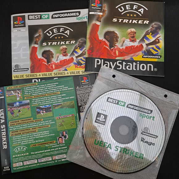 Playstation 1 -  UEFA Striker - No Case