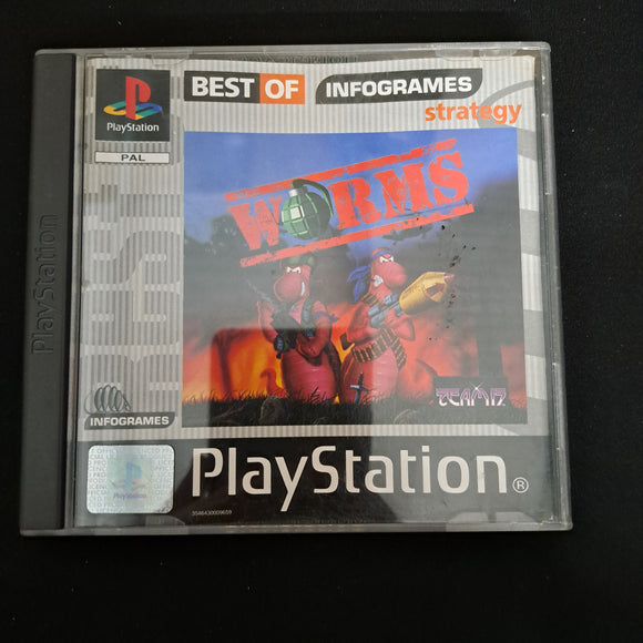 Playstation 1 - Worms - In Case
