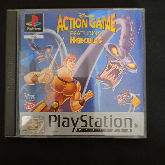 Playstation 1 - Disneys Action Game featuring hercules- In Case