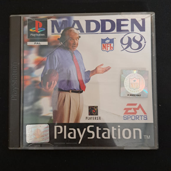 Playstation 1 - Madden NFL 98 - In Case
