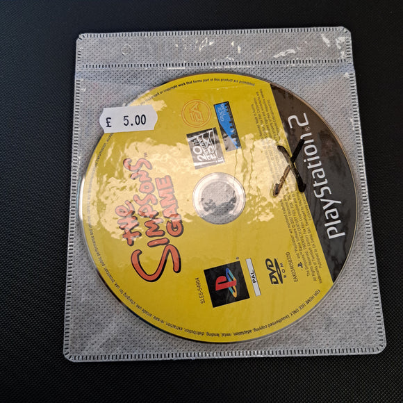 Playstation 1 - The simpsons Game - disc only