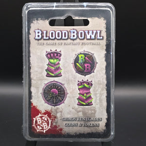 Bloodbowl - Chaos Renegades Coins & Tokens OOP