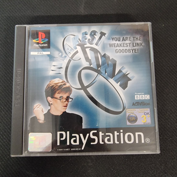 Playstation 1 - The weakest link - In Case