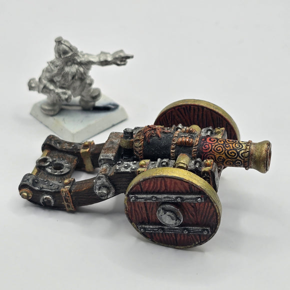 The Old World - Dwarfs - WHFB Metal - Marauder Cannon  #18065