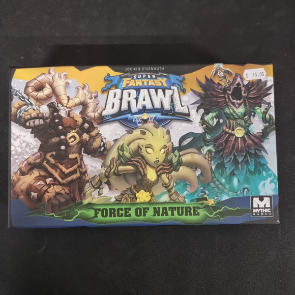 Second Hand Board Game - Super Fantasy Brawl Force of Nature Expansion