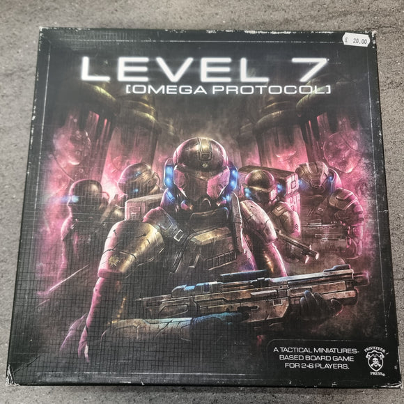 Second Hand Board Game -  Level 7 Omega Protocol