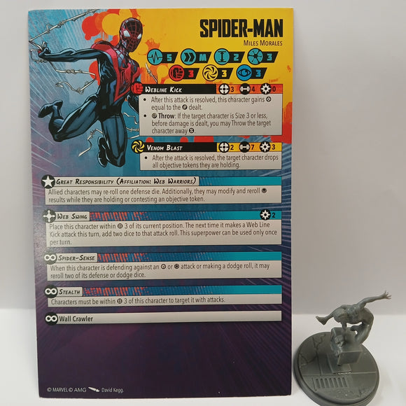 Marvel Crisis Protocol Figure - Spider-Man Miles Morales #18802