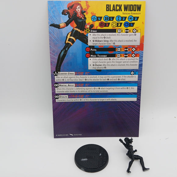 Marvel Crisis Protocol Figure - Black Widow Natasha Romanoff #18826