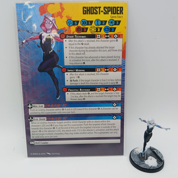 Marvel Crisis Protocol Figure - Ghost-Spider well painted #18834