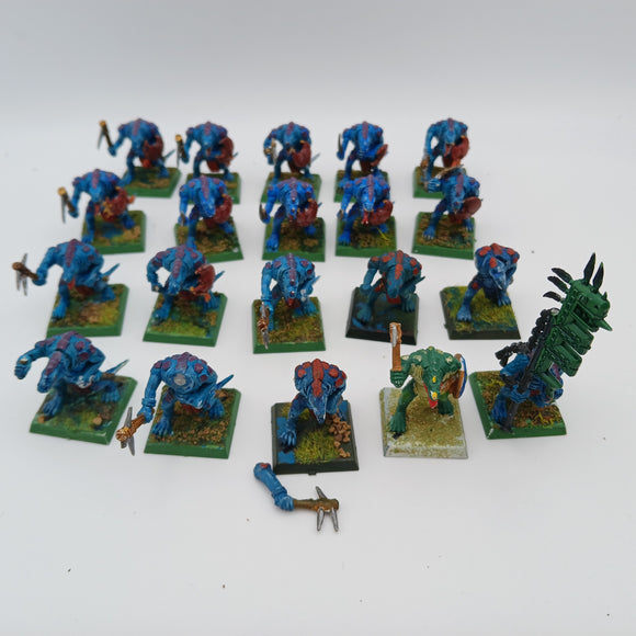 Age Of Sigmar - Seraphon - Saurus Warriors x 20 OOP 1st Ed, some incomplete #19003