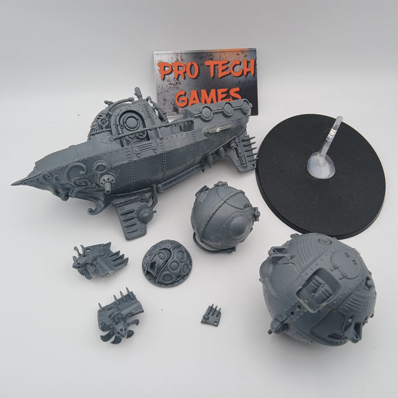 Age Of Sigmar - Kharadron Overlords - Arknaught Frigate partial #19329