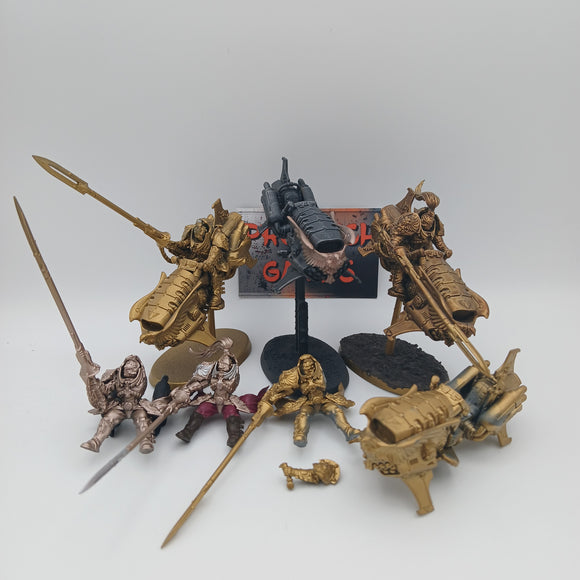 Warhammer 40K - Adeptus Custodes - Vertus Praetors + Bits #19853