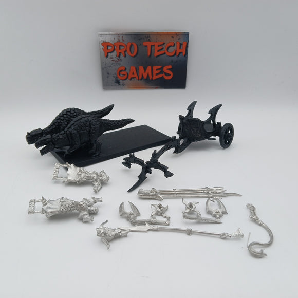 The Old World - Dark Elf - Cold One Chariot #20068