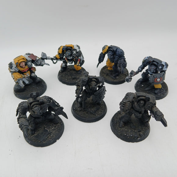 Warhammer 40K - Space Marines - Assault Terminators with Resin bases #21067