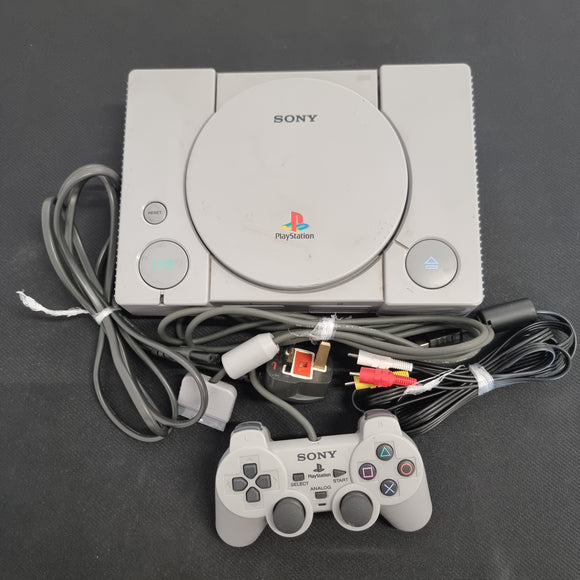 Sony PS1 Playstation 1 Package with Controller and leads #19730