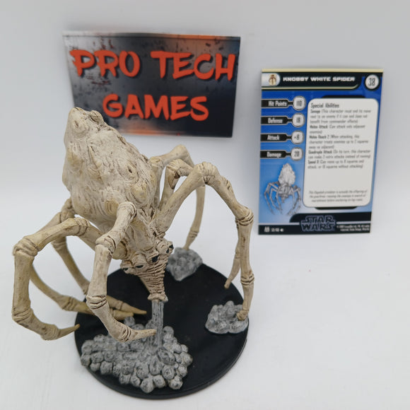 Star Wars Miniatures - Knobby White Spider 52/60 #20764