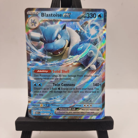 Blastoise EX 009/165 - 151 - Pokemon TCG Single