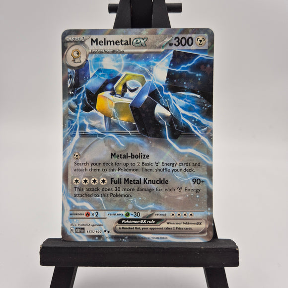 Melmetal Ex 153/197 Obsidian Flames - Pokemon TCG Single #22106