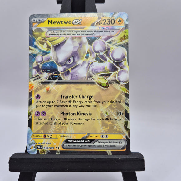 Mewtwo Ex 058/182 Paradox Rift - Pokemon TCG Single #22147