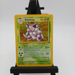 Nidoking HOLO 11/102 Base Set - Pokemon TCG Single #22477